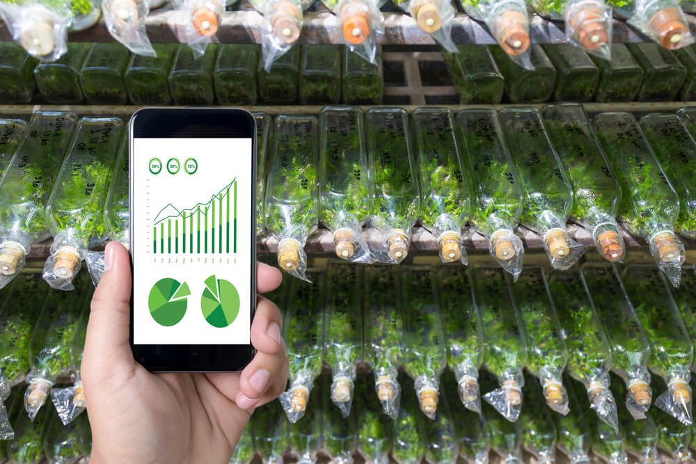 Mobile App Development Agriculture Green