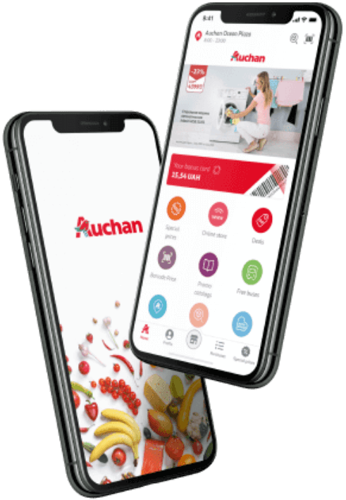 Мобильное приложение Ашан для Android и iPhone